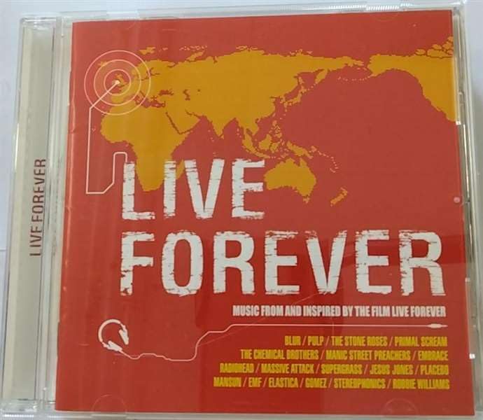 Live forever-the best of 90's uk rock (red) - Various - ( CD